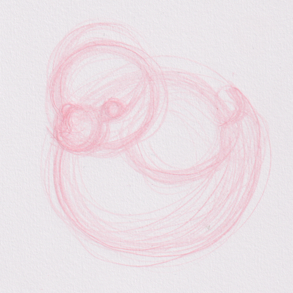 sketch of a duckling